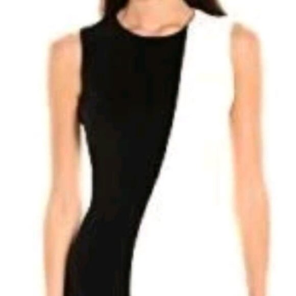 Calvin Klein Sleeveless Colorblock Sheath Dress - Picture 5 of 7